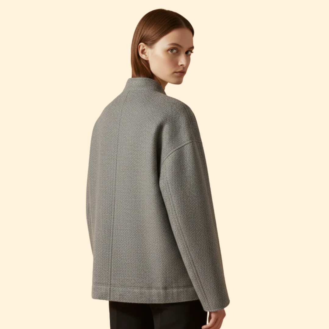 Women’s Jacket with Front Patch Pockets - Image 4