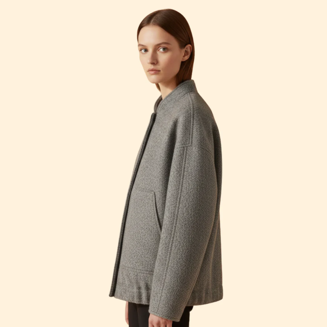 Women’s Jacket with Front Patch Pockets - Image 5