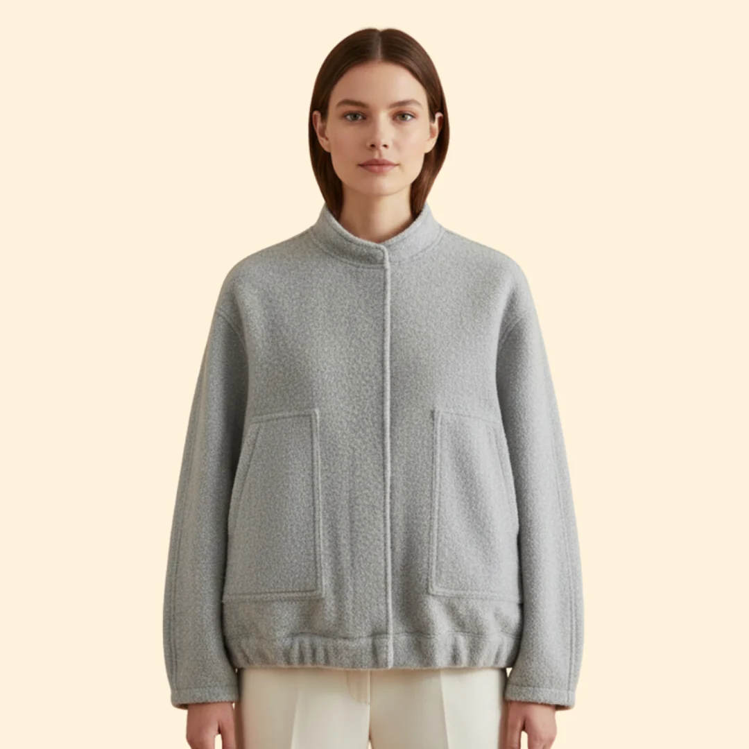 Women’s Jacket with Front Patch Pockets - Image 6