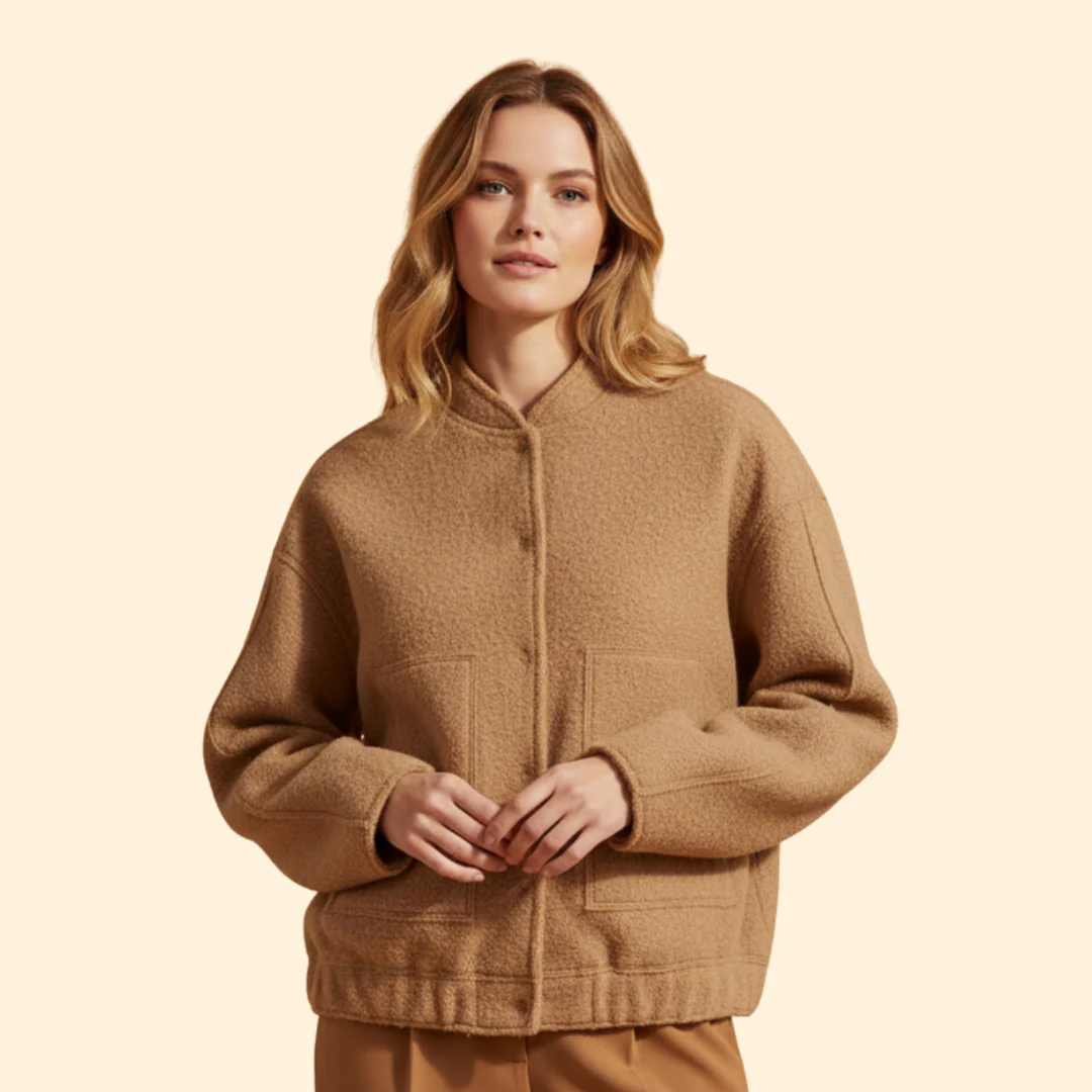 Women’s Jacket with Front Patch Pockets - Image 9