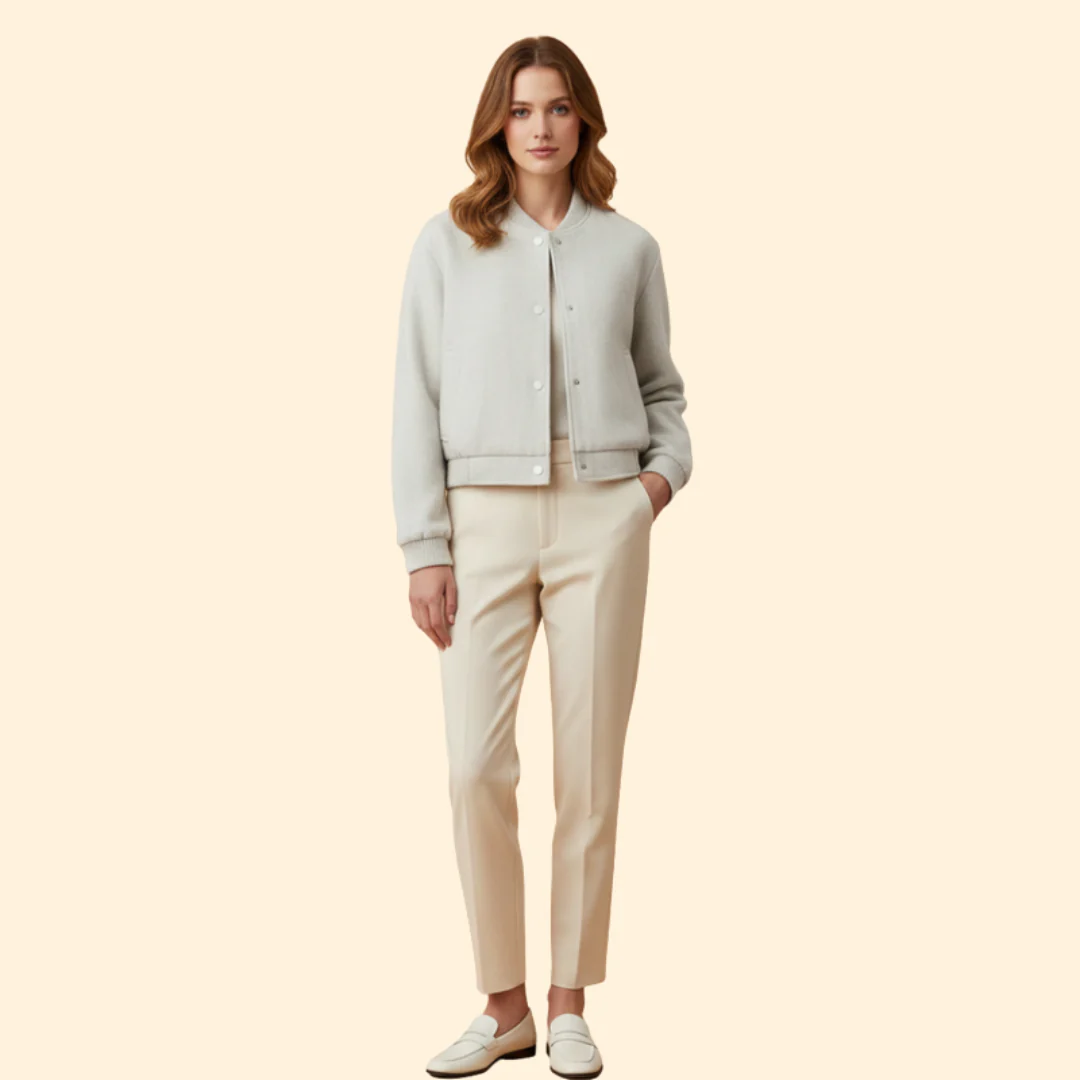 Women’s Jacket with Front Snap Buttons - Image 2