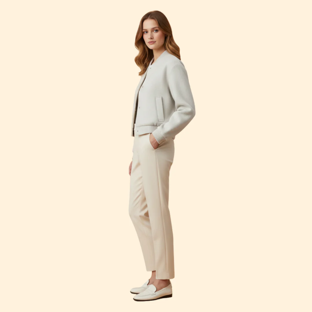 Women’s Jacket with Front Snap Buttons - Image 3
