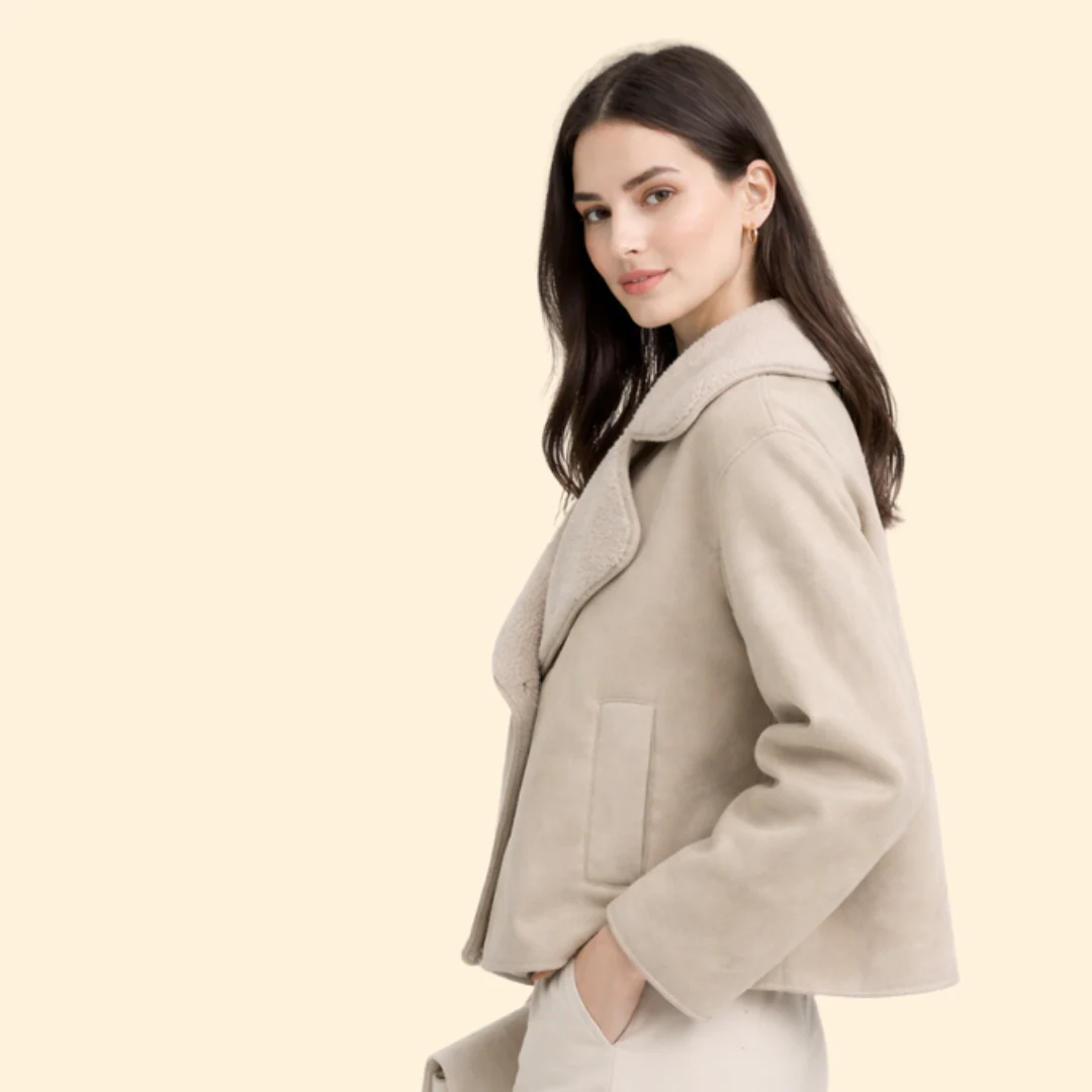 Women’s Jacket with Notched Collar and Buttons - Image 4