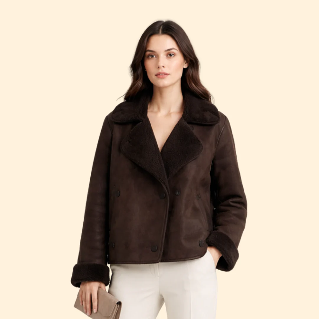 Women’s Jacket with Notched Collar and Buttons - Image 5