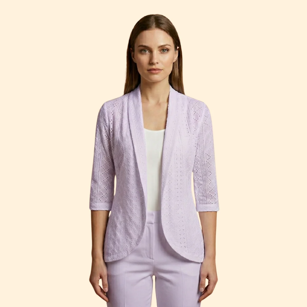 Women’s Kimono Jacket with Shawl Collar - Image 7