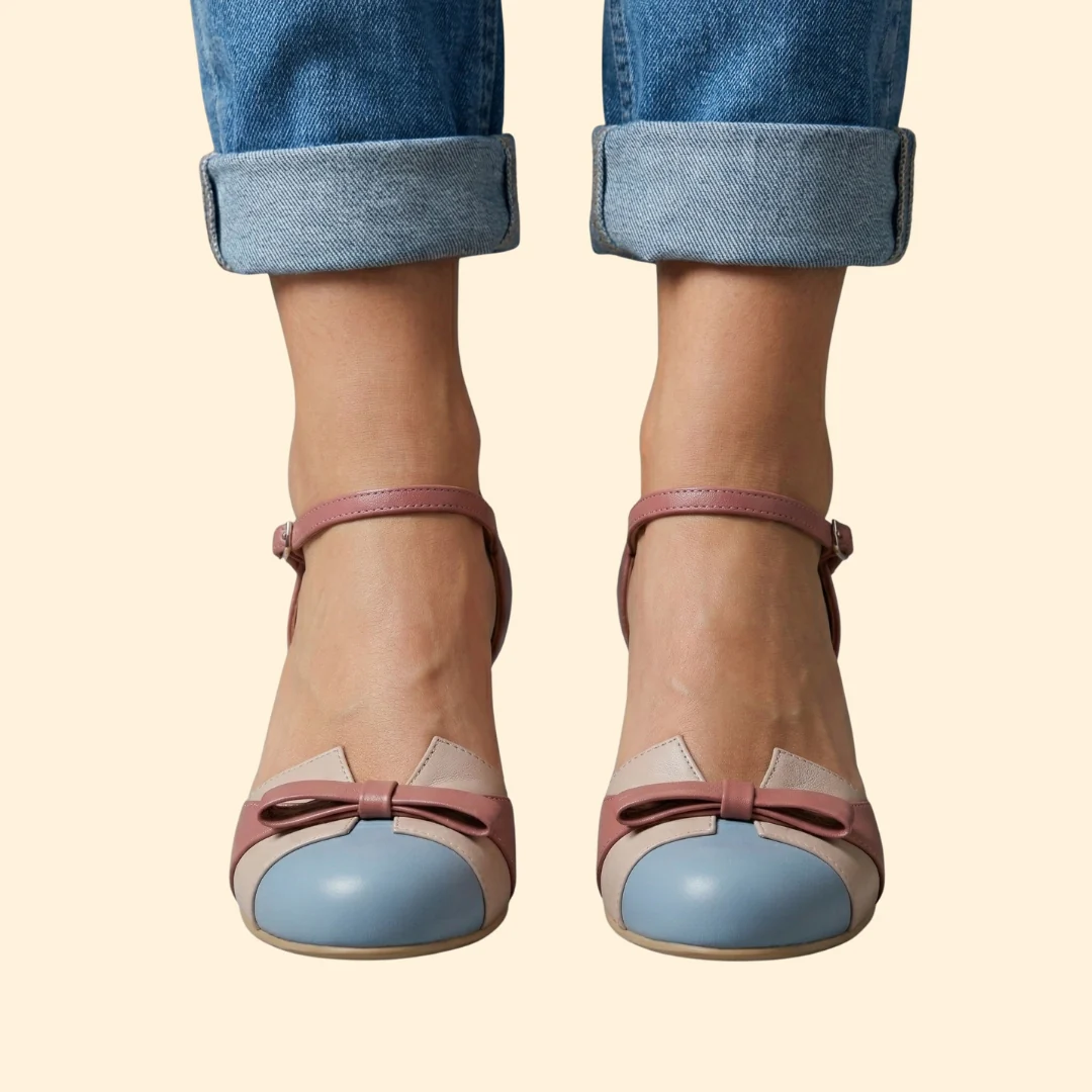 Women’s Kitten Heels with Ankle Strap - Image 2