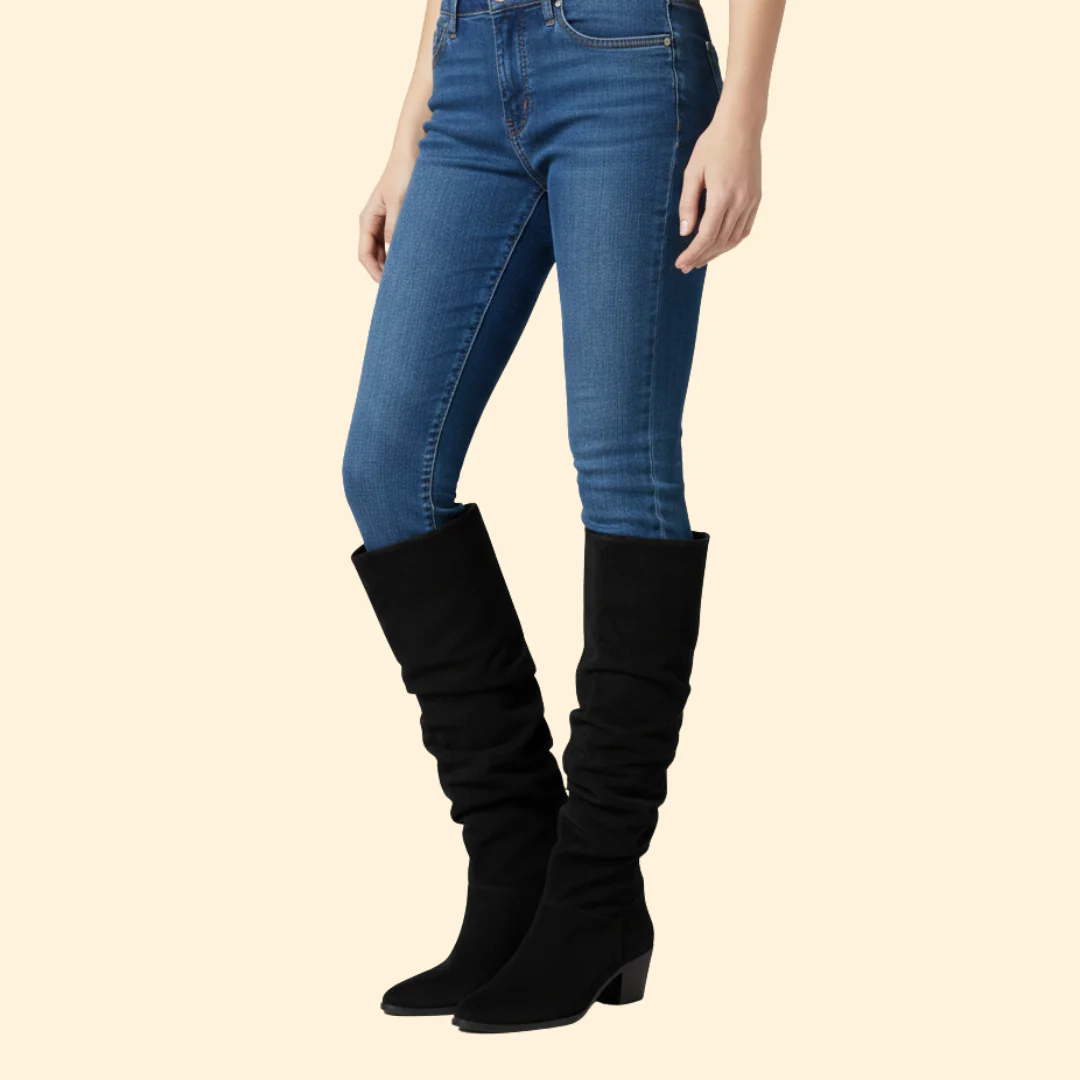 Women’s Knee-High Boots with Block Heel - Image 4
