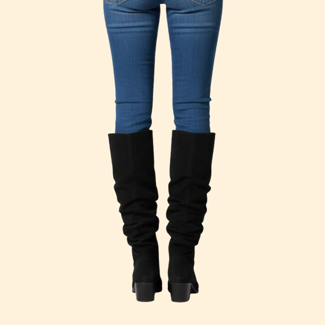 Women’s Knee-High Boots with Block Heel - Image 5