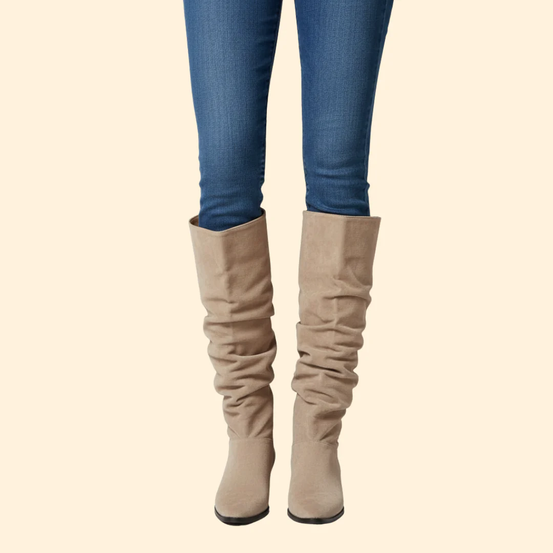 Women’s Knee-High Boots with Block Heel - Image 6