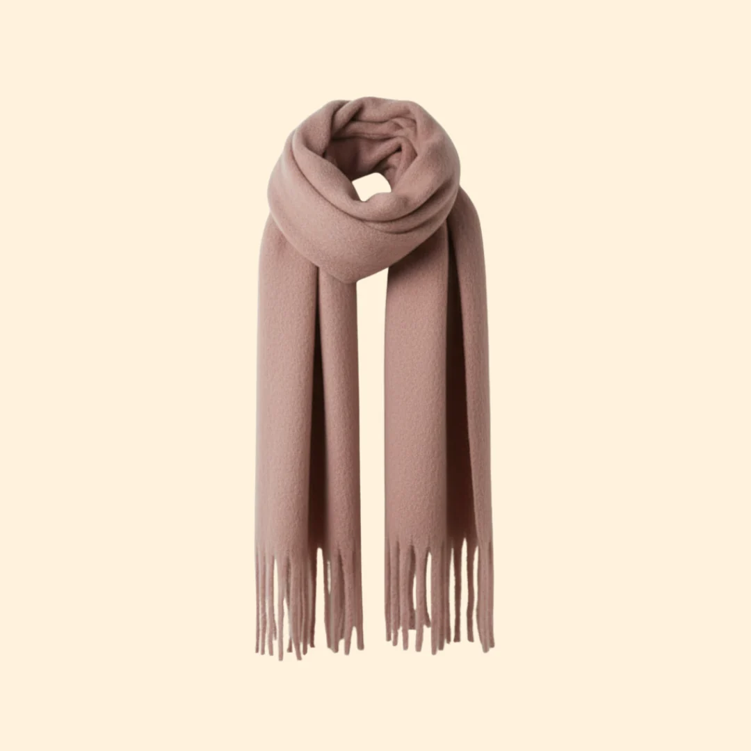 Women’s Knit Scarf with Oversized Design - Image 10