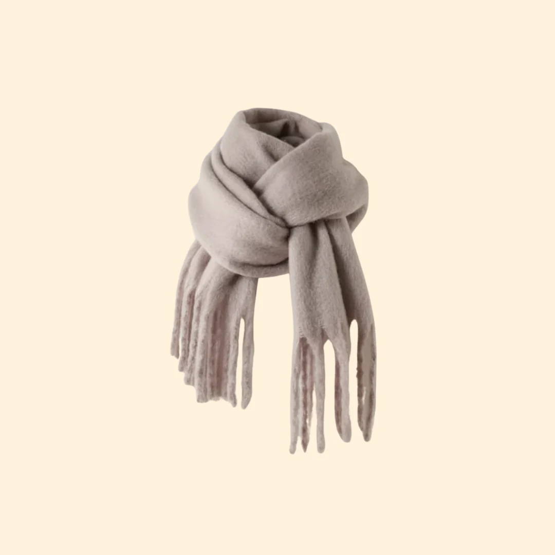 Women’s Knit Scarf with Oversized Design - Image 11