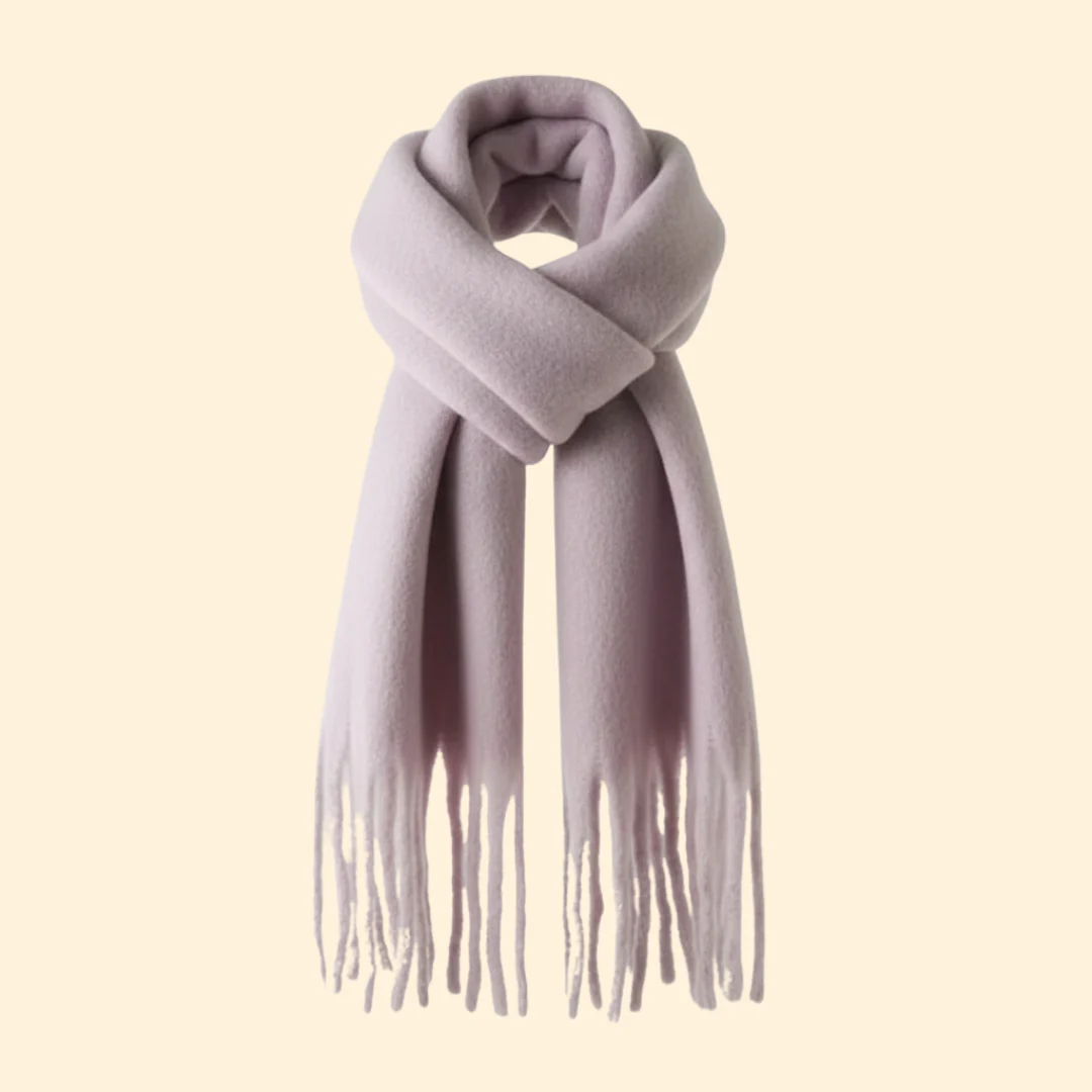 Women’s Knit Scarf with Oversized Design - Image 5