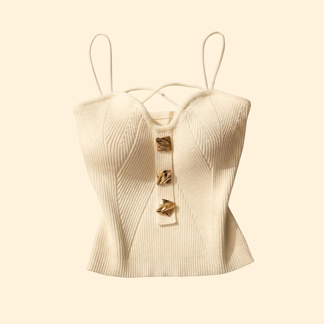 Women’s Knit Top with Hardware