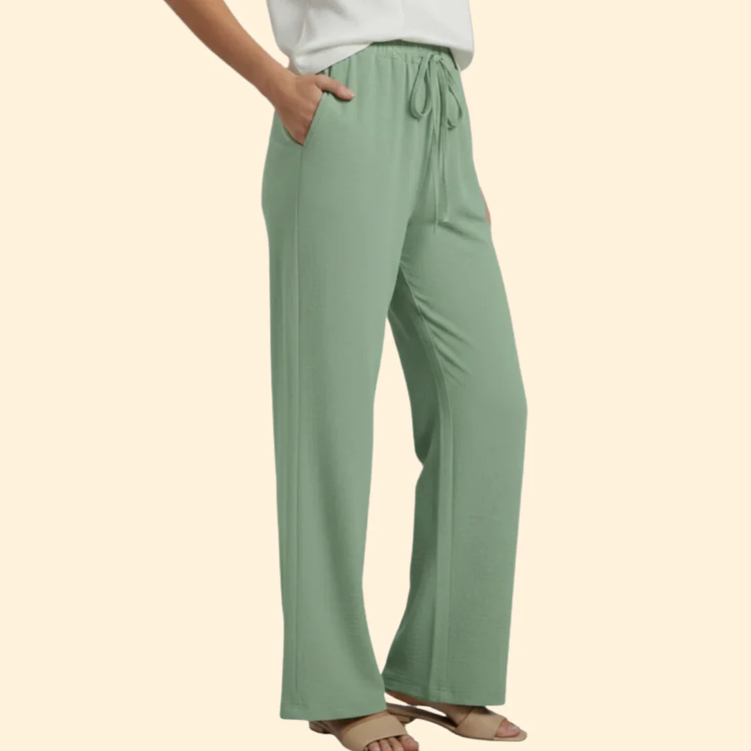 Women’s Lightweight Pants with Adjustable Waistband - Image 4