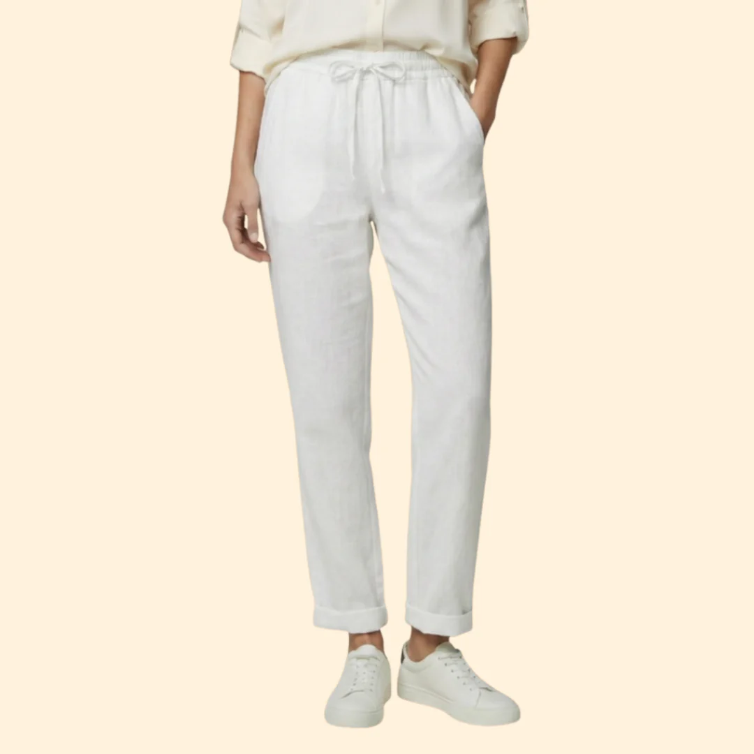 Women’s Lightweight Pants with Stretch Waistband - Image 7