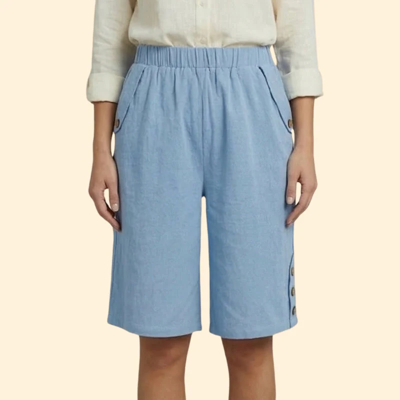 Women’s Lightweight Shorts with Elastic Waistband - Image 8