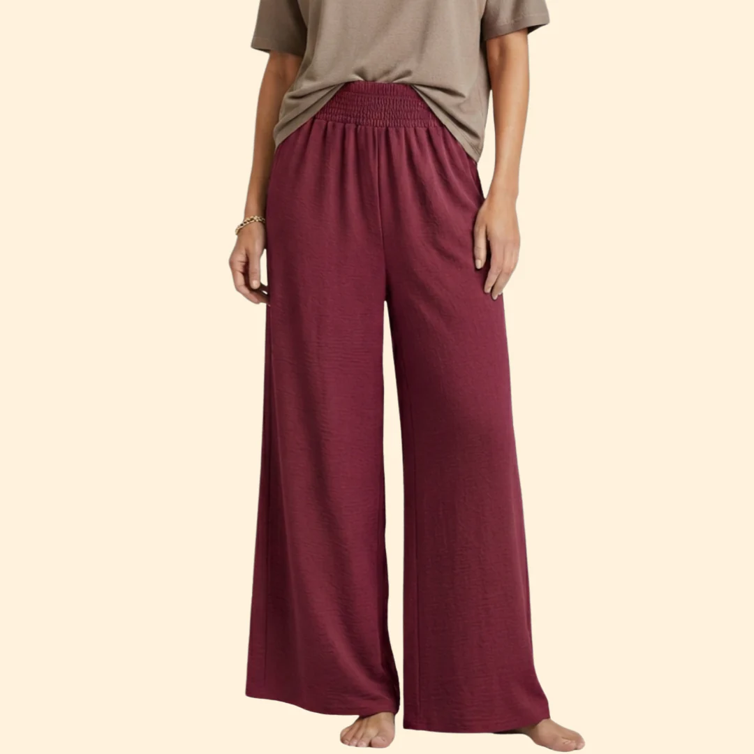 Women’s Loose-Fit Pants with Elastic Waist - Image 11