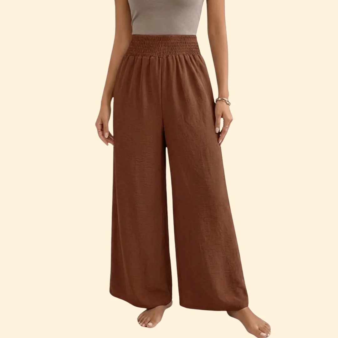 Women’s Loose-Fit Pants with Elastic Waist - Image 14