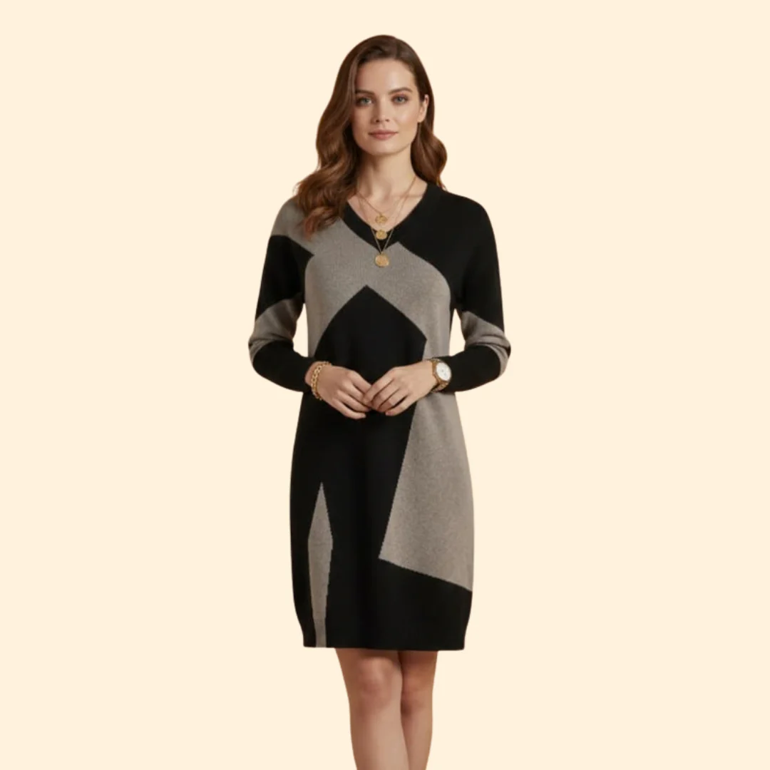 Women's Loose-Fit Short Sleeve Dress - Image 2
