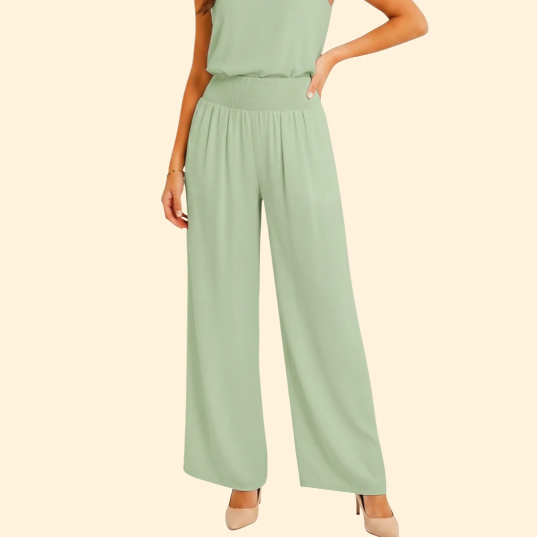 Women’s Loose Pants with High Waist - Image 13