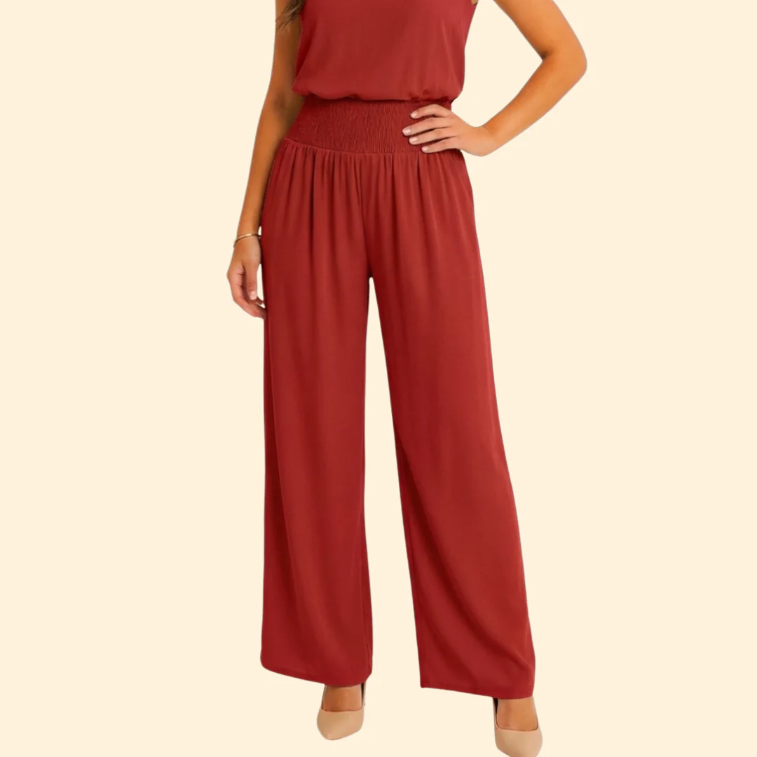 Women’s Loose Pants with High Waist - Image 17