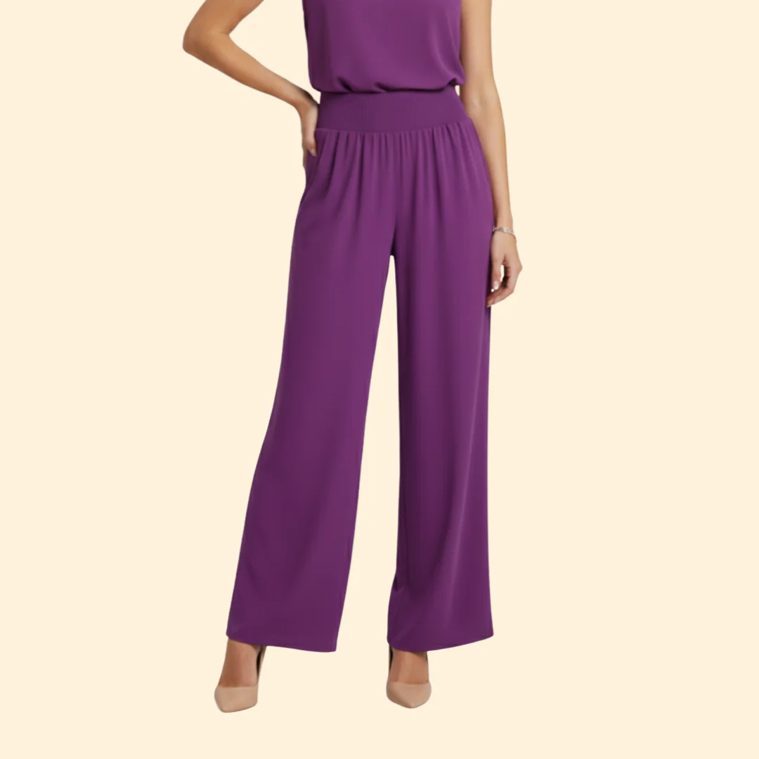 Women’s Loose Pants with High Waist - Image 3