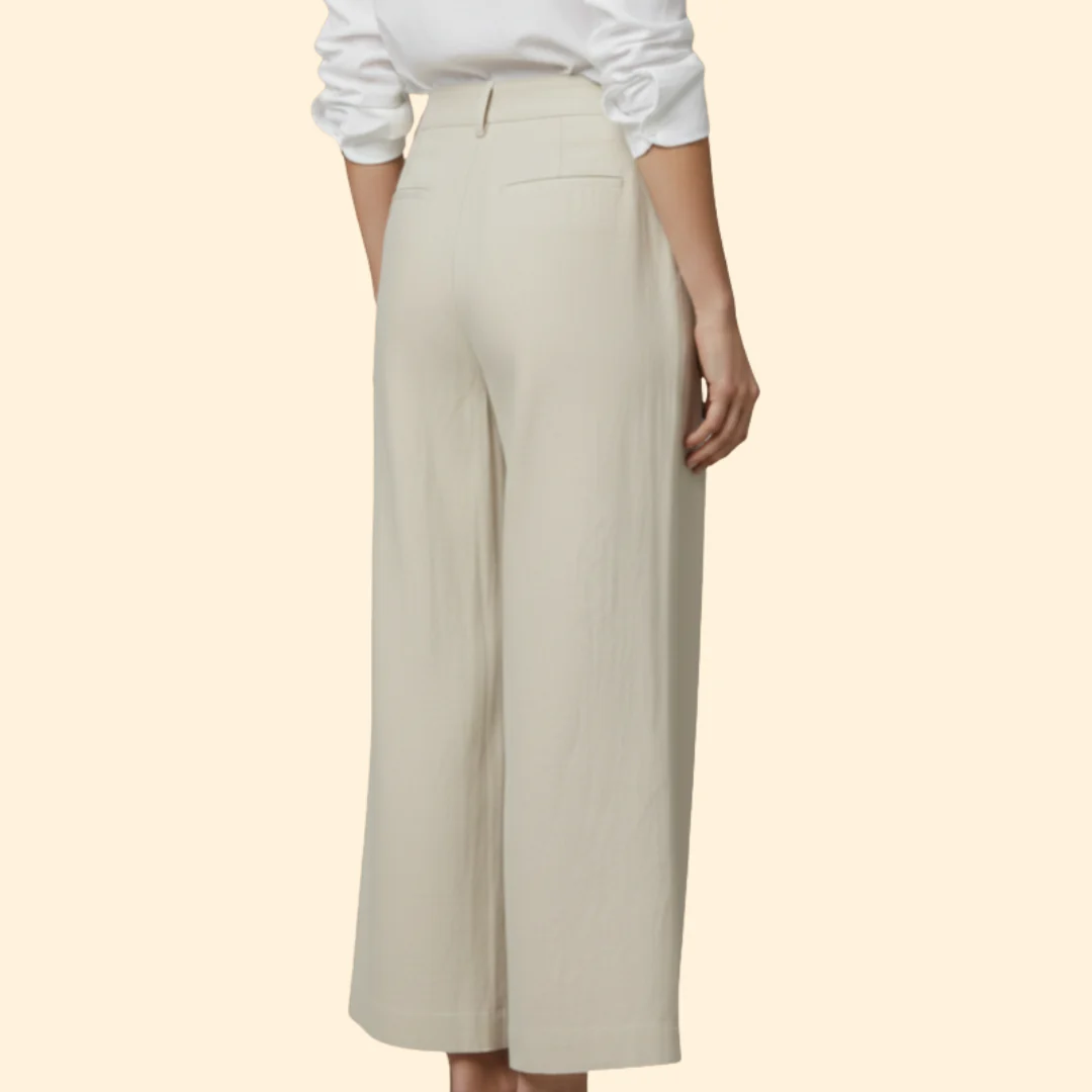 Women’s Loose Trousers with High Waist Design - Image 4