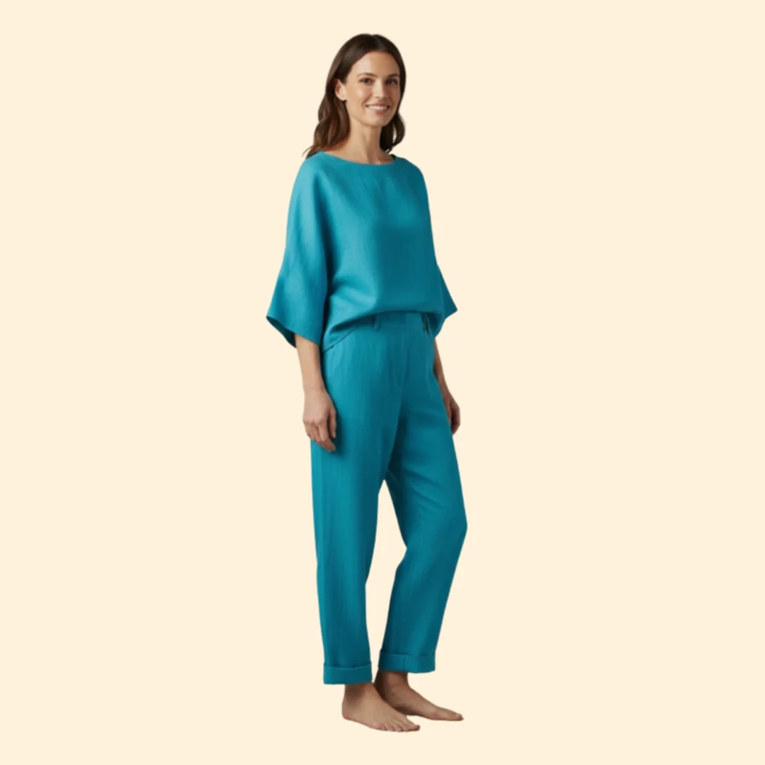 Women’s Lounge Set with Relaxed Fit Top - Image 3