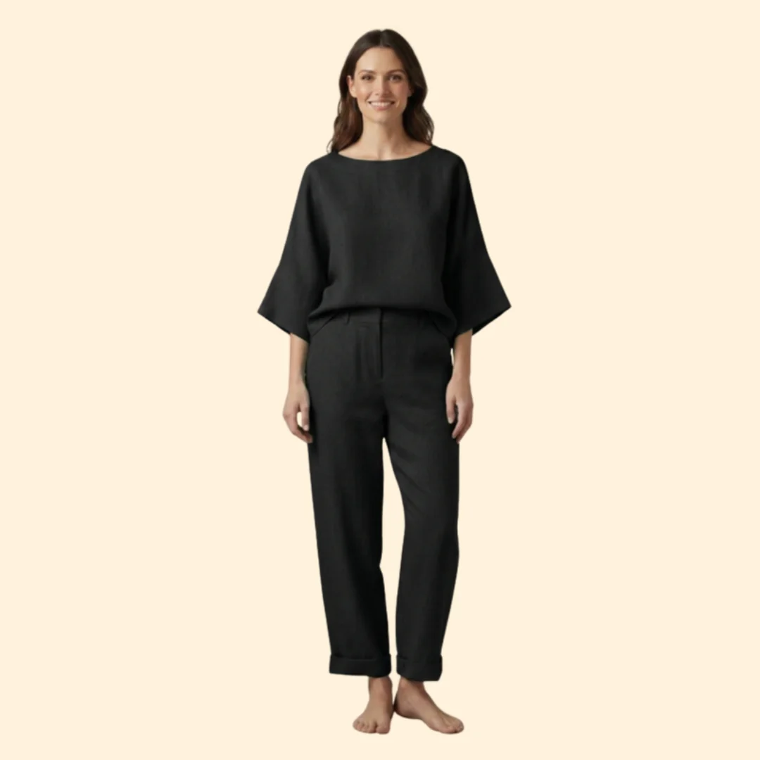 Women’s Lounge Set with Relaxed Fit Top - Image 7