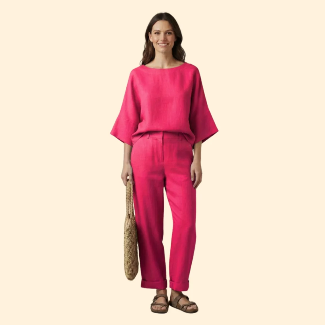 Women’s Lounge Set with Relaxed Fit Top - Image 8