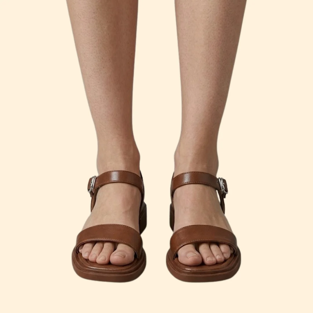 Women's Low Heel Sandals with Padding - Image 3