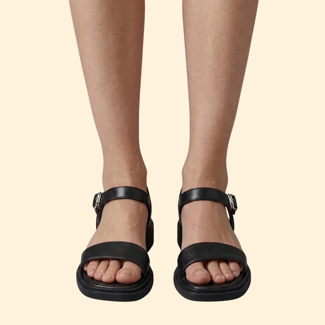 Women's Low Heel Sandals with Padding - Image 7