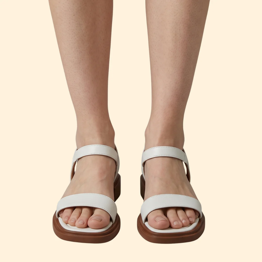 Women's Low Heel Sandals with Padding - Image 8