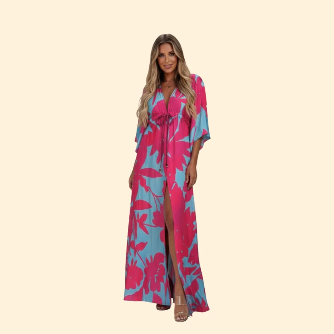 Women’s Maxi Dress with Abstract Print - Image 8