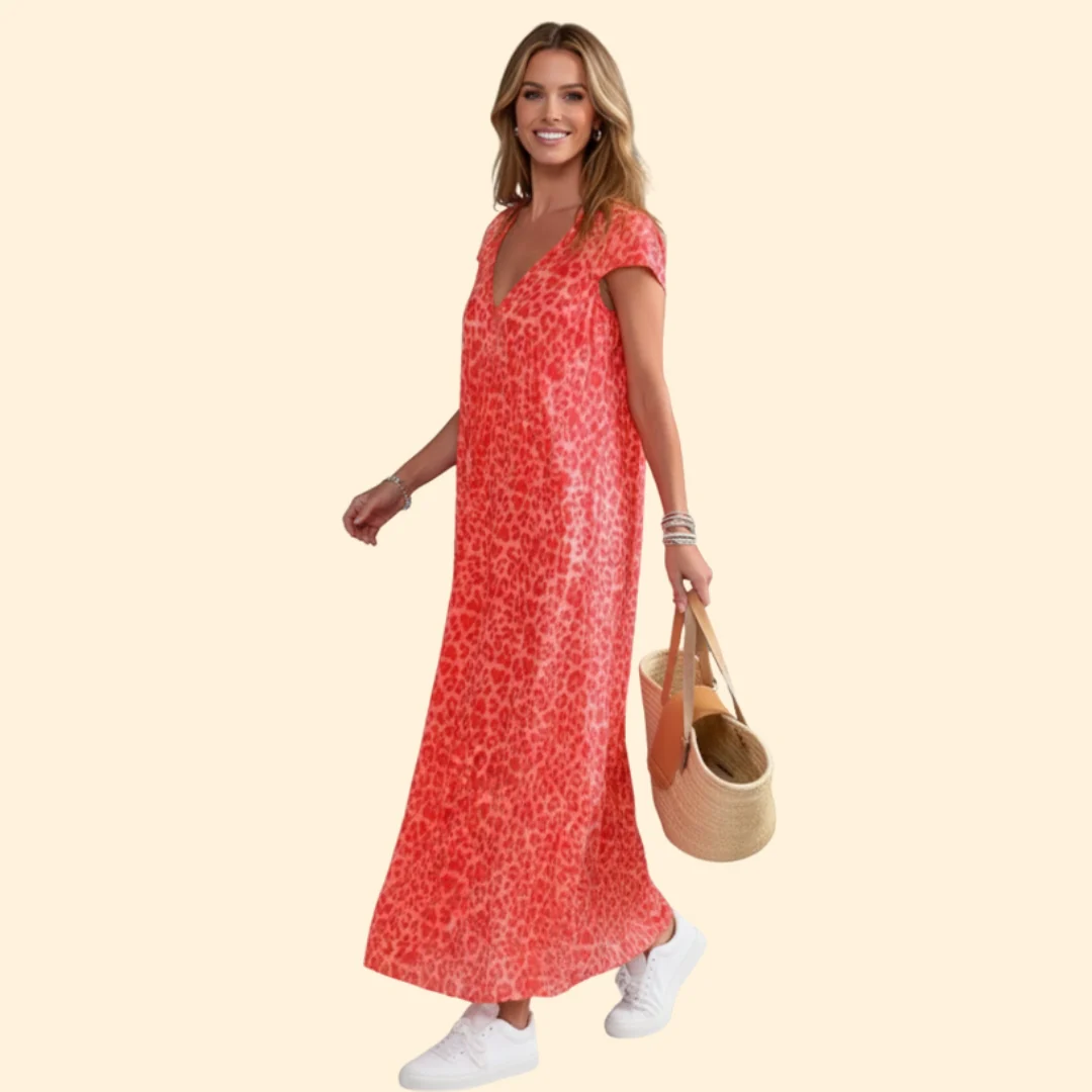 Women’s Maxi Dress with Flowy Silhouette - Image 4