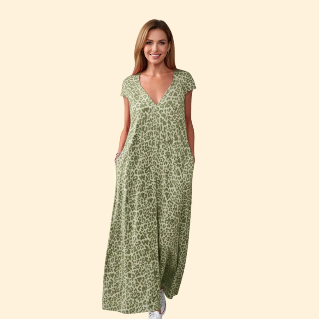Women’s Maxi Dress with Flowy Silhouette - Image 8