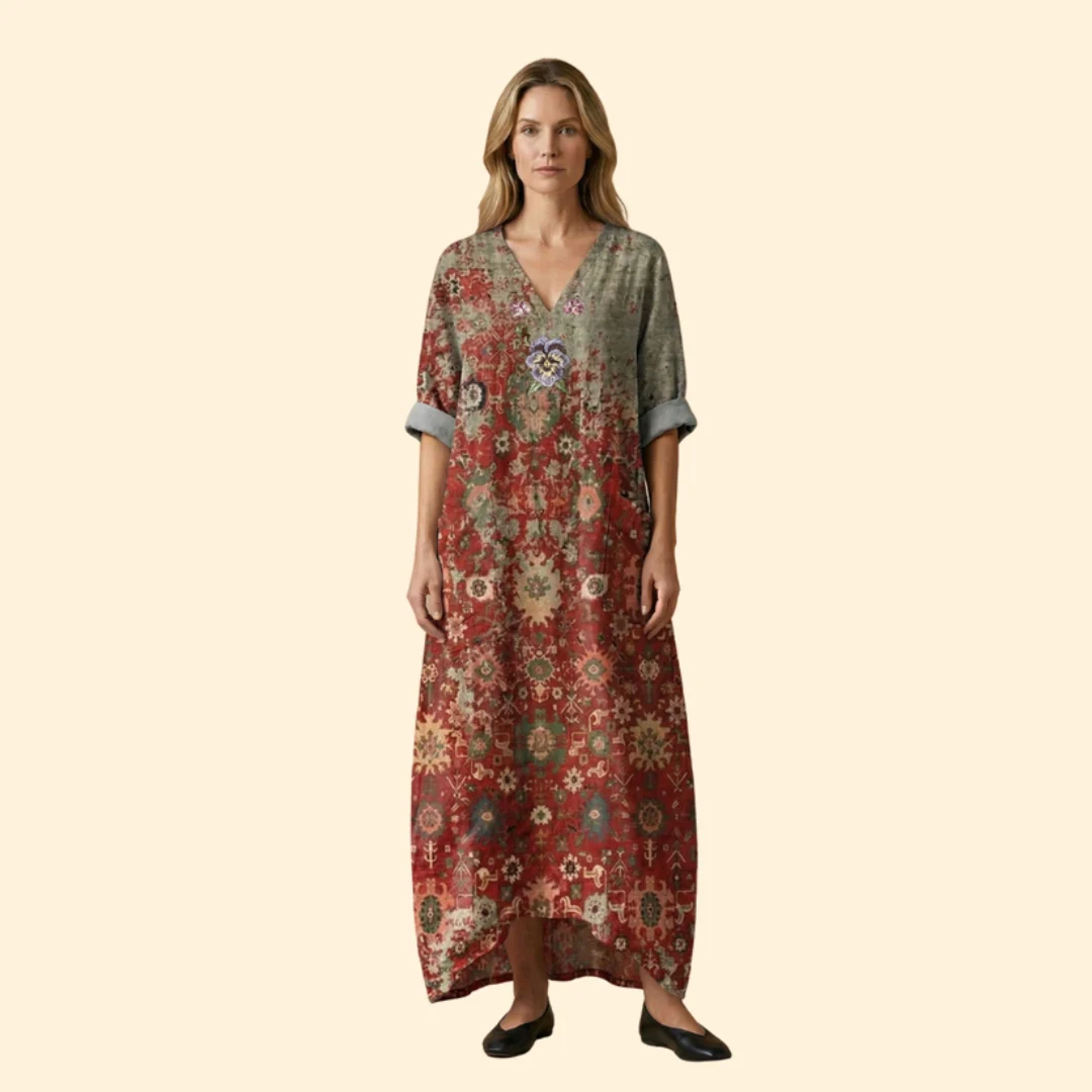 Women’s Maxi Dress with Front Pockets - Image 10