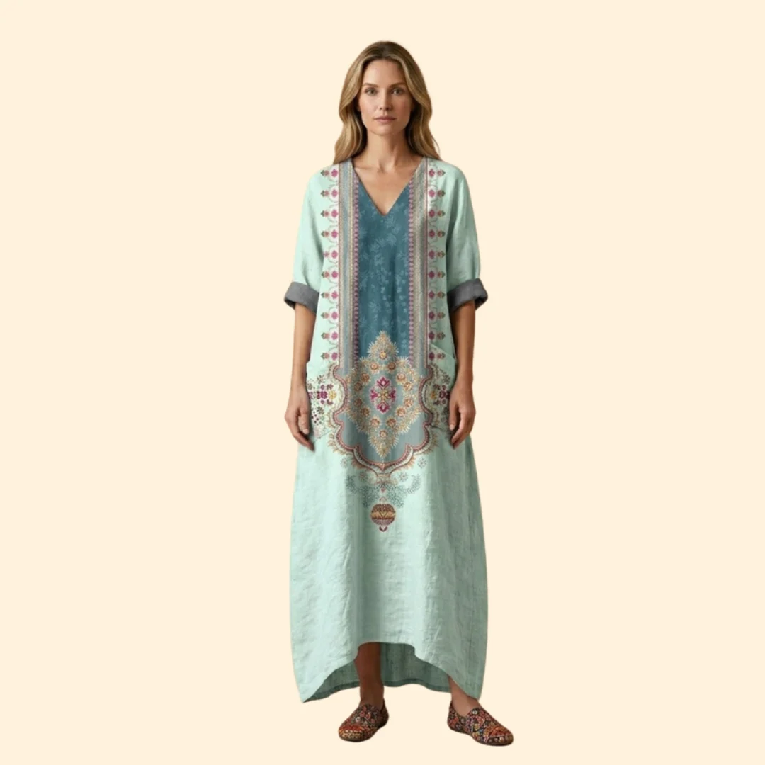 Women’s Maxi Dress with Front Pockets - Image 13