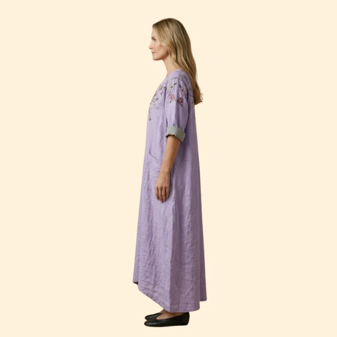 Women’s Maxi Dress with Front Pockets - Image 4