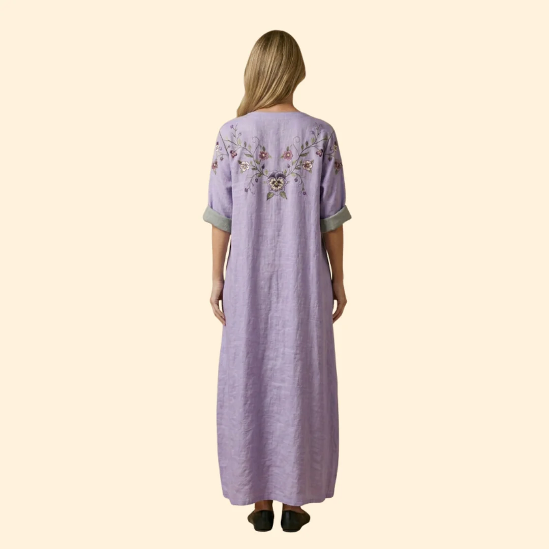Women’s Maxi Dress with Front Pockets - Image 5
