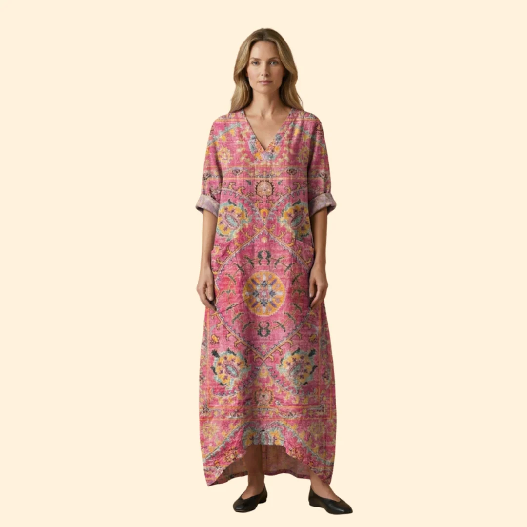 Women’s Maxi Dress with Front Pockets - Image 8