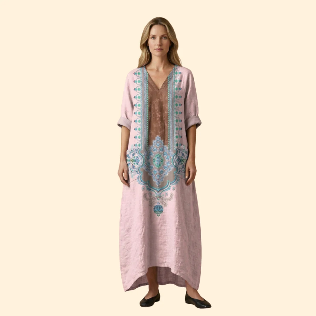 Women’s Maxi Dress with Front Pockets - Image 9