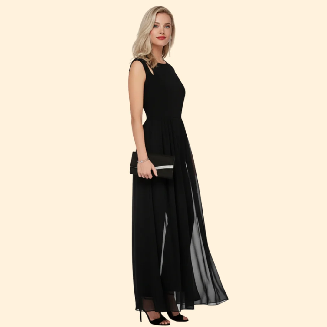 Women’s Maxi Dress with Keyhole Detail - Image 3