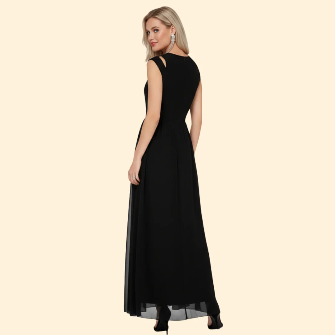 Women’s Maxi Dress with Keyhole Detail - Image 5
