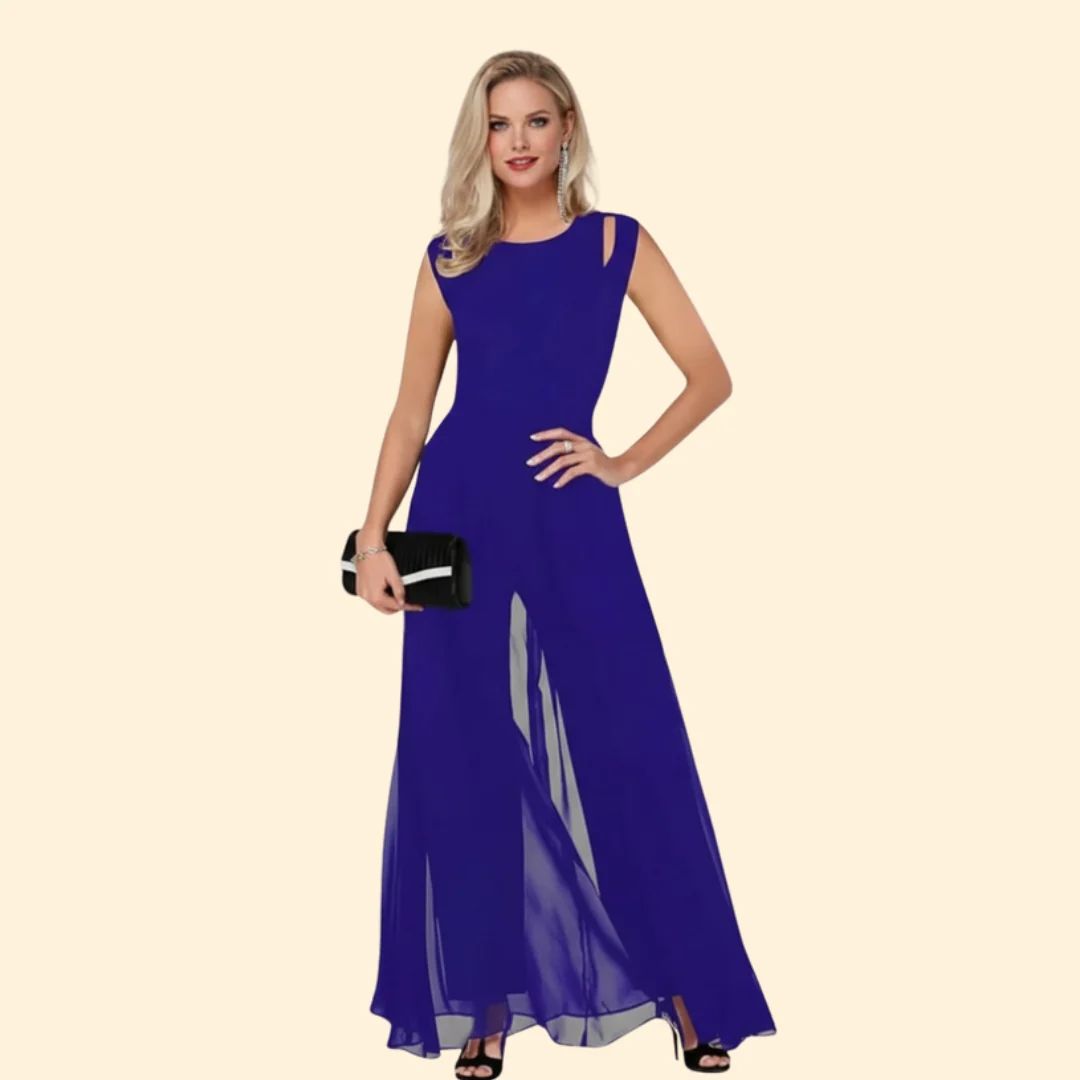 Women’s Maxi Dress with Keyhole Detail - Image 6