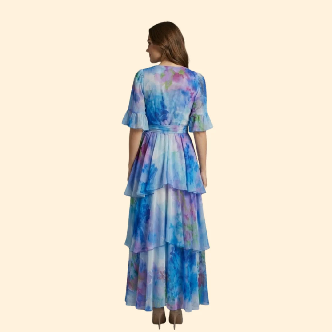 Women’s Maxi Dress with Tiered Skirt - Image 4