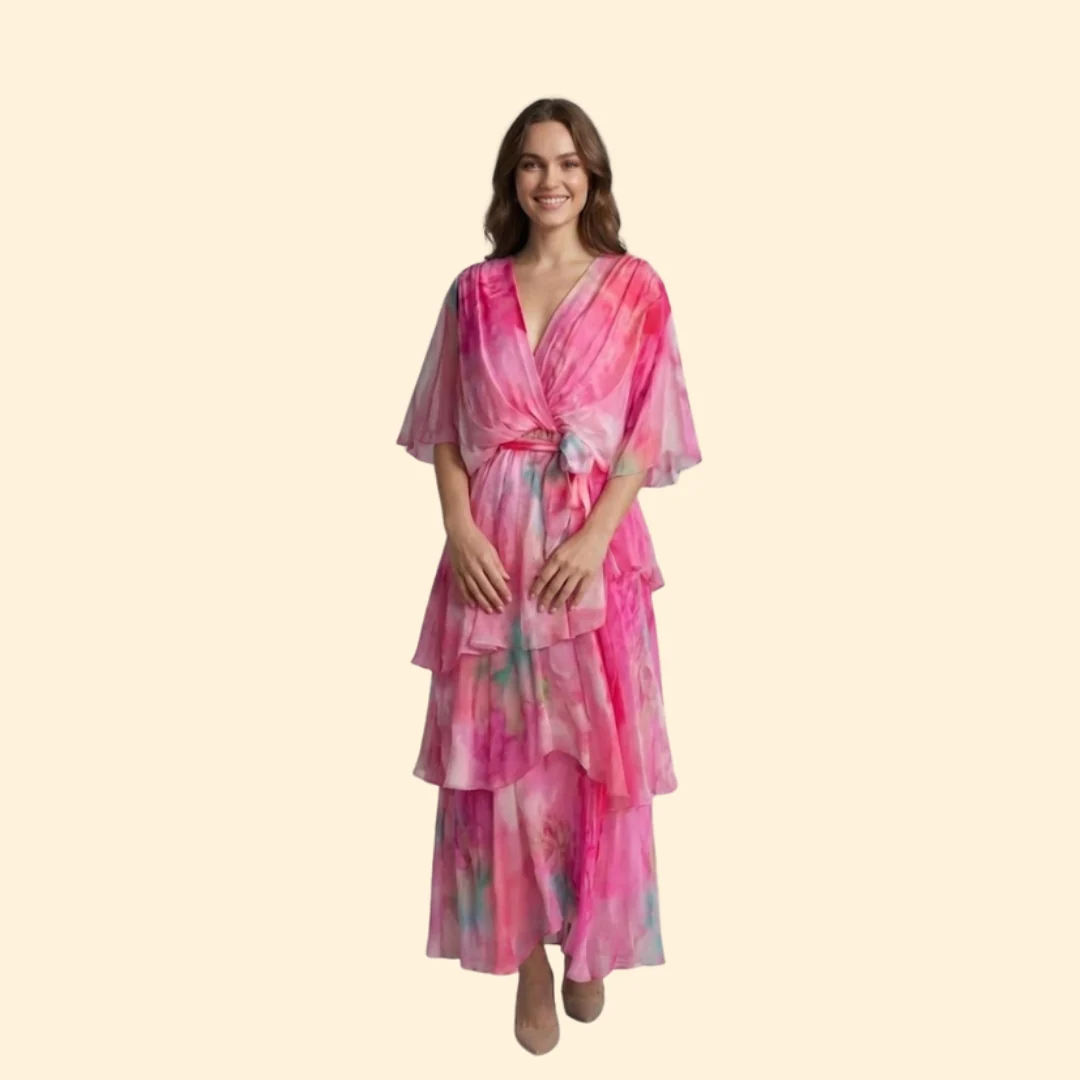 Women’s Maxi Dress with Tiered Skirt - Image 5
