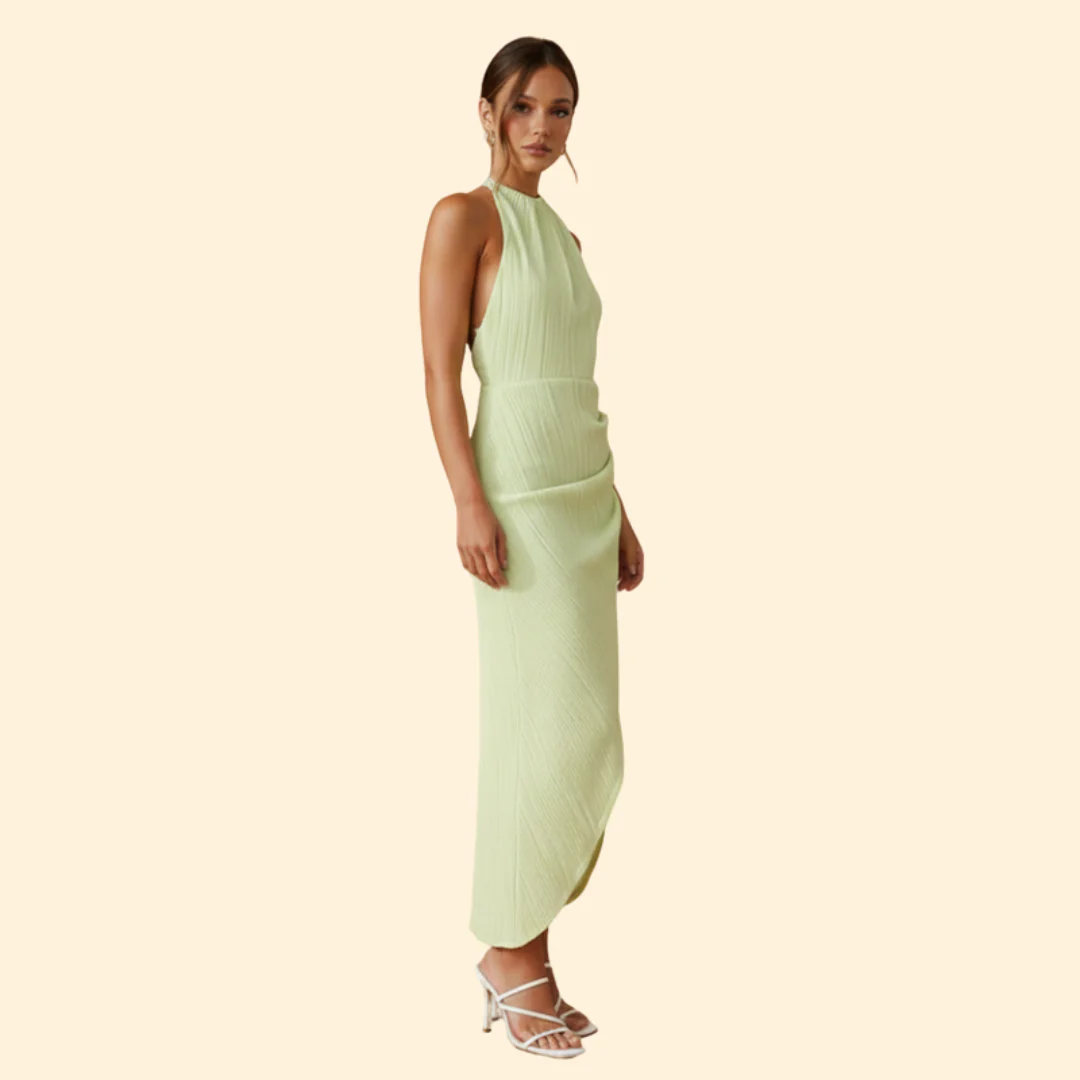 Women's Modern Backless Party Dress - Image 3