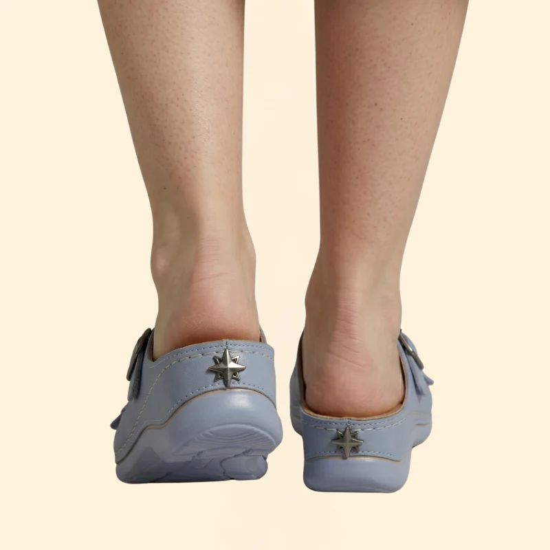 Women’s Open Toe Sandals with Dual Buckles - Image 5