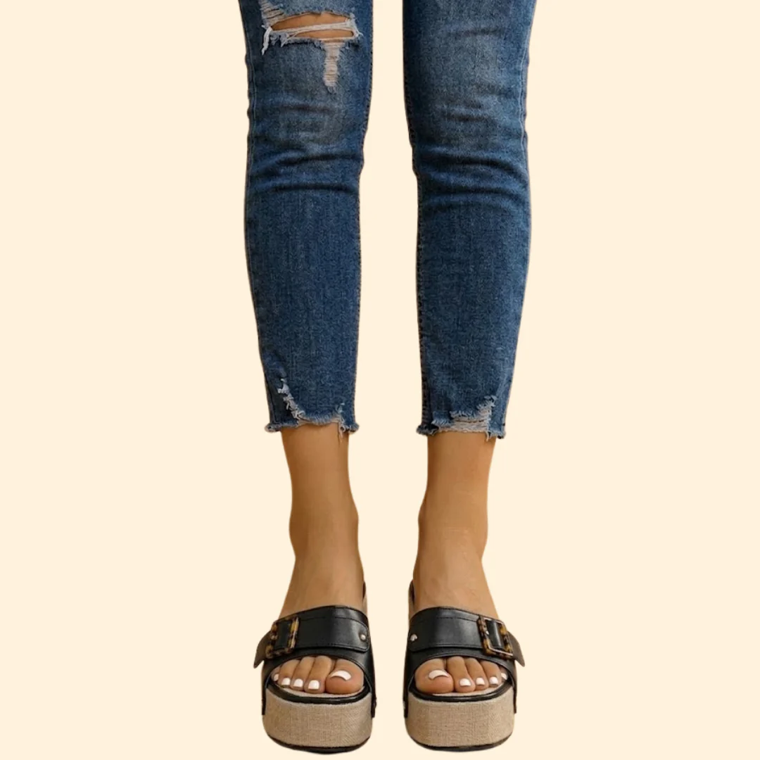 Women’s Open Toe Sandals with Platform Sole - Image 6